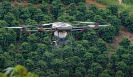 Drone adubador beneficia o trabalho na agricultura